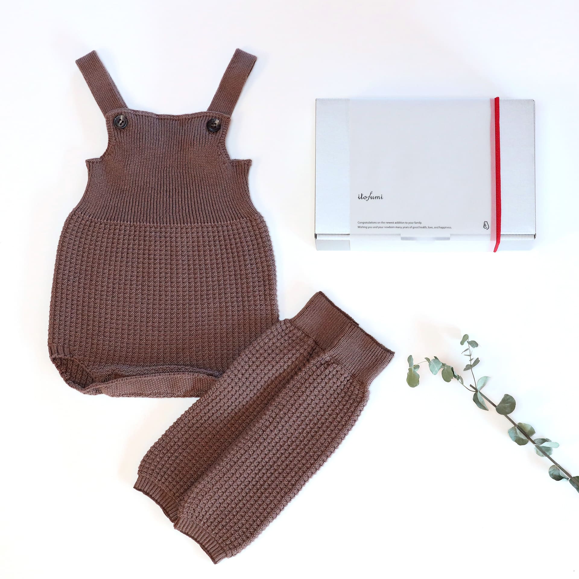 プチコーディネートセット(ロンパース+レッグウォーマー)