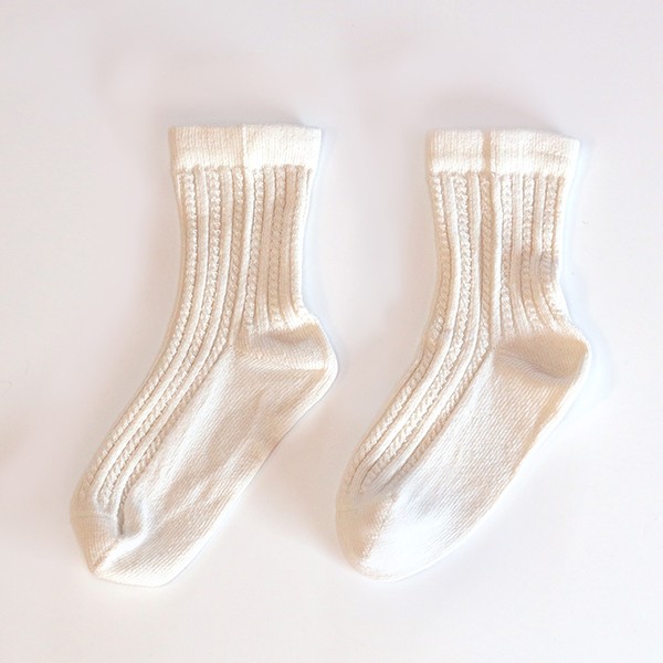 ケーブルソックス(レディース)