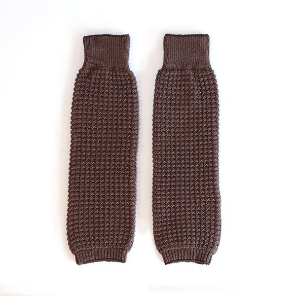 ワッフル調レッグウォーマー